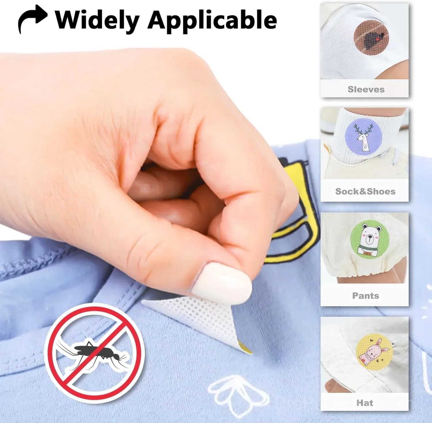 Mosquito Repellent Patches for Kids & Adults – 12-Hour, 1 Sheet - View 4