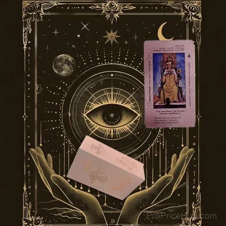 Rose Gold Tarot Card Deck with Guide Book - View 4