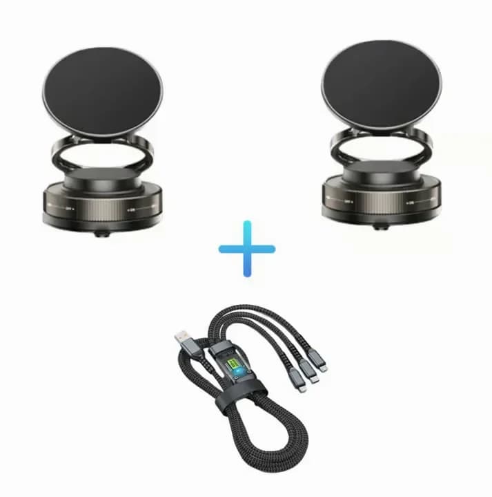360° Adjustable Vacuum Magnetic Car Phone Holder, 1-Pack - View 15