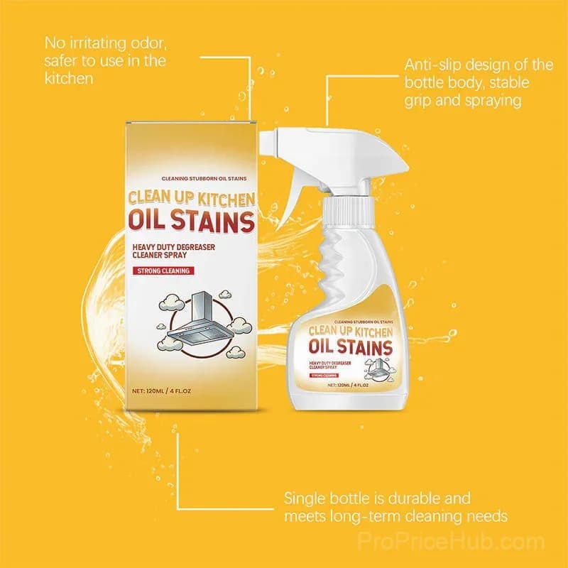 Heavy-Duty Kitchen Degreaser Spray – Rapid Grease Cleaner - View 8