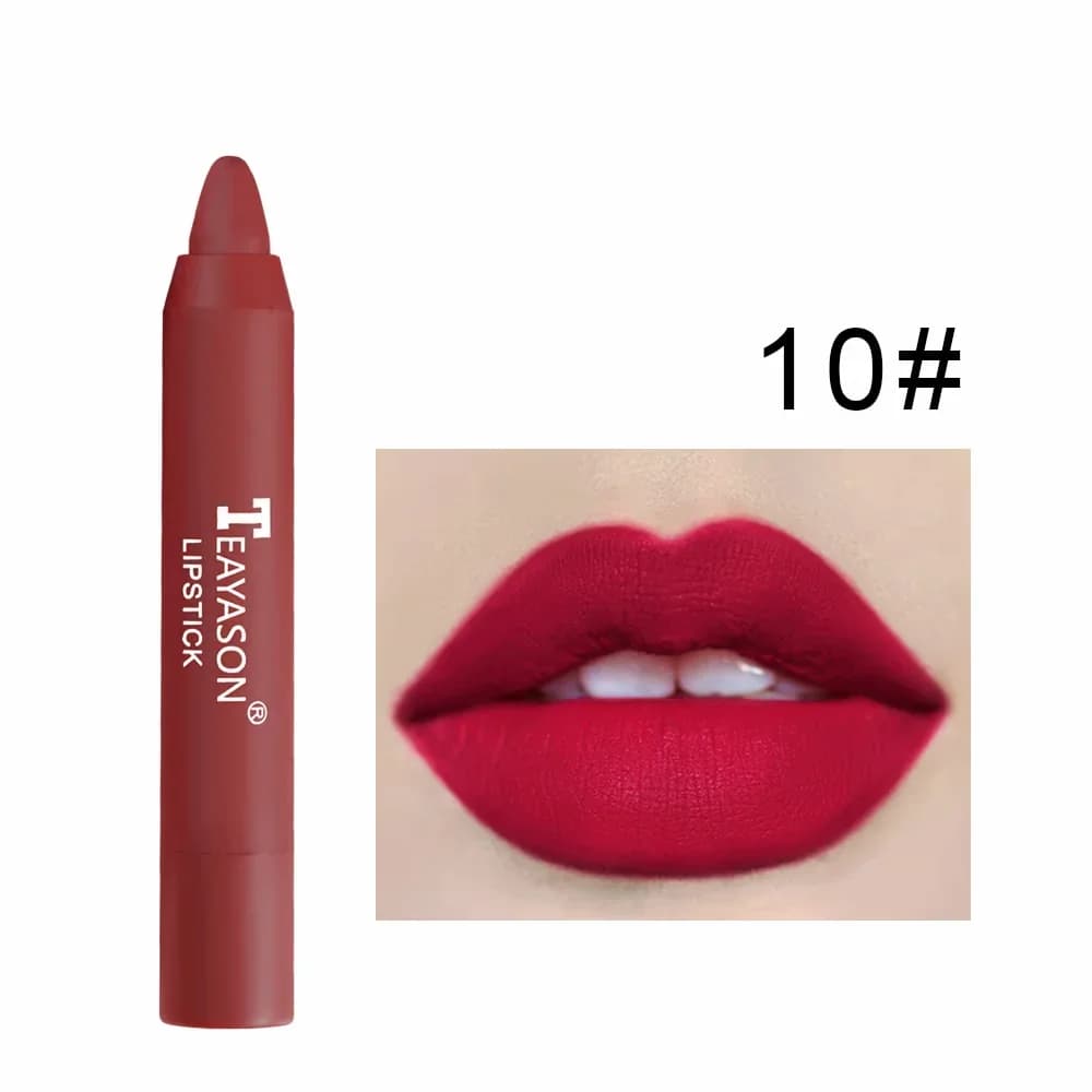12-Color Matte Lipstick Pen - 01# - View 15