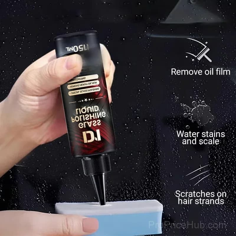 Auto Glass Scratch Care Polishing Fluid, 1 Bottle - View 4