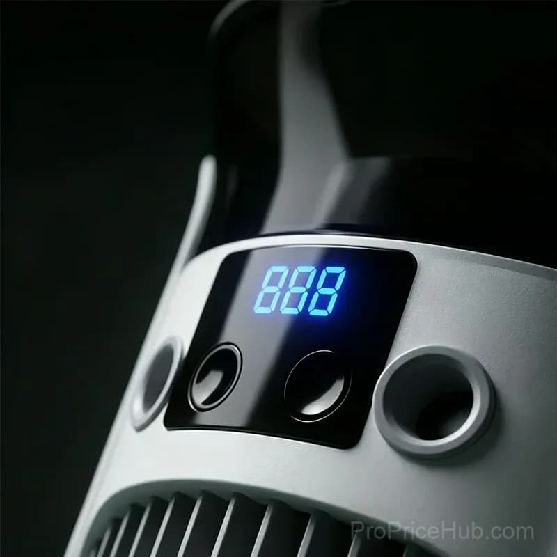 3-in-1 Desktop Air Cooler Fan for Personal Cooling, White - View 14