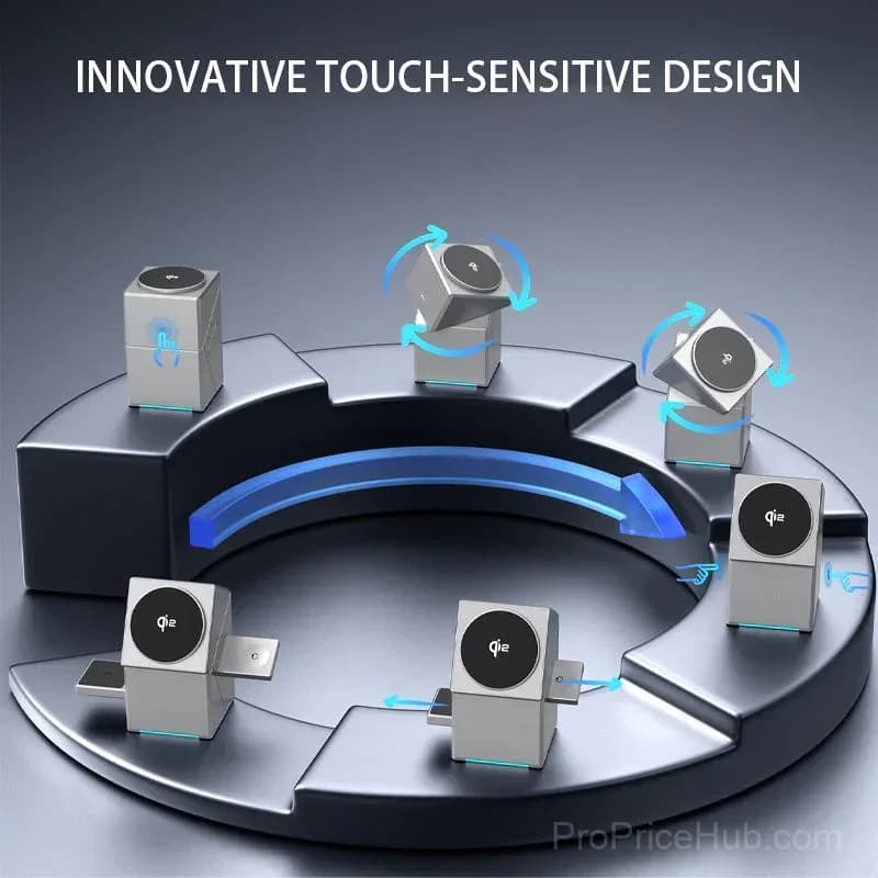 3-in-1 Foldable Magnetic Wireless Charging Station - View 4