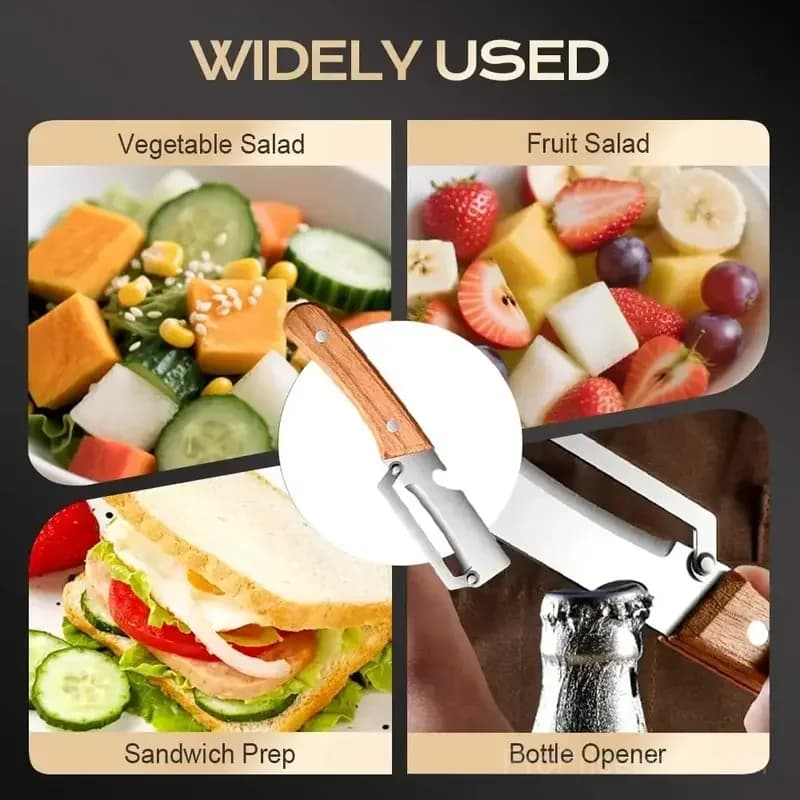 Multi-Function Vegetable Peeler - Kitchen Cutter & Prep Tool - View 8