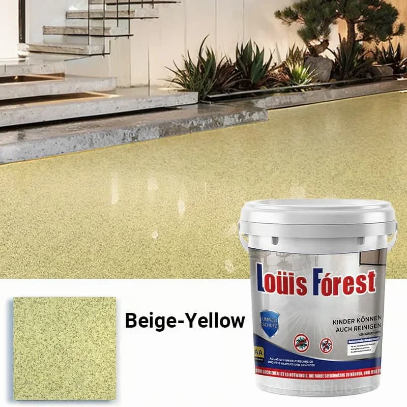 High-Gloss Marble Effect Epoxy Floor Coating, Light Gray, 500g - View 10