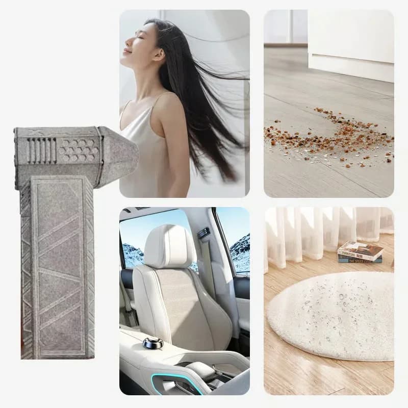 White High-Speed Duct Fan Blower for Ventilation - View 7