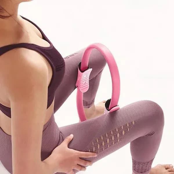 Purple Pilates Ring Fitness Trainer Resistance Circle - View 7