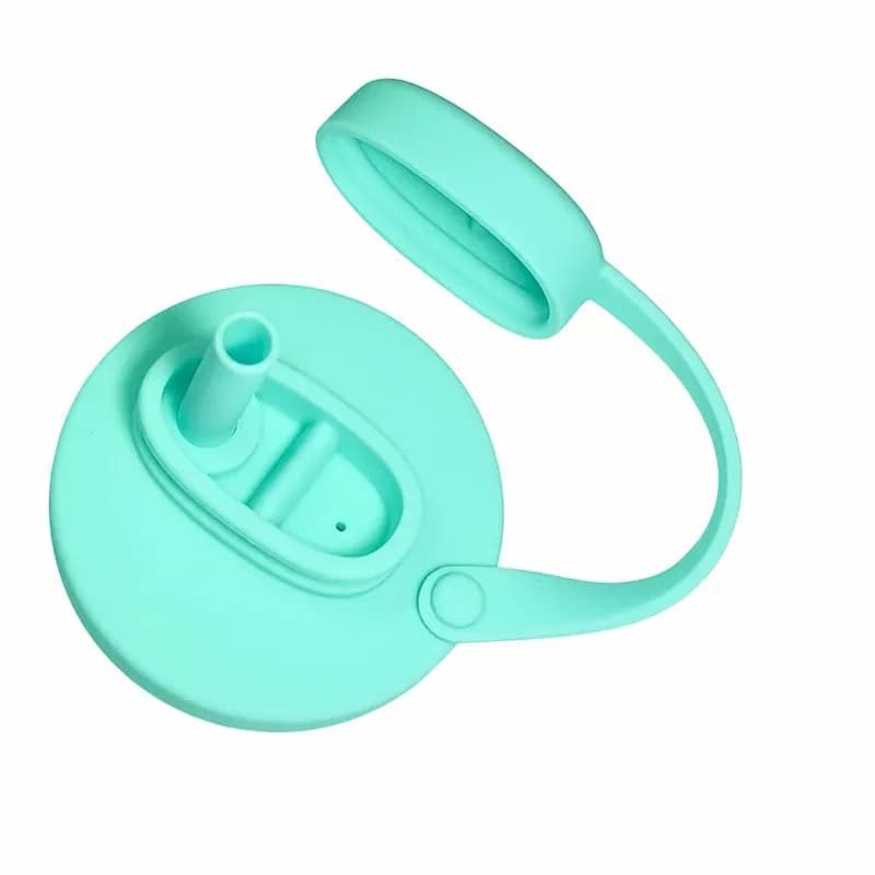 Pink Silicone Soda Can Lid Cover Without Straw Brush - View 2