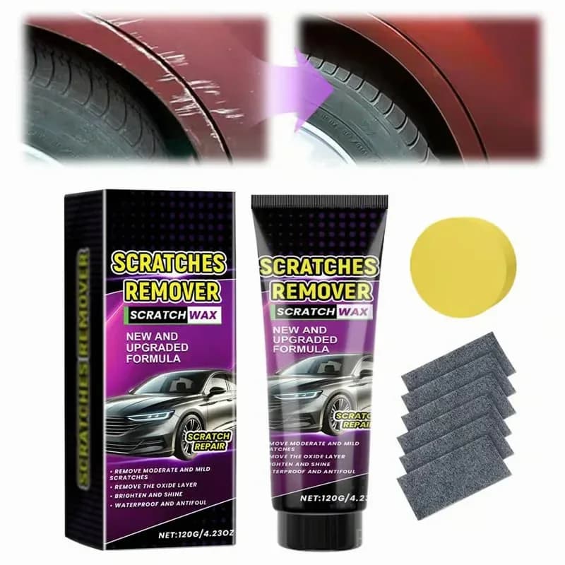Car Scratch Remover Wax with Nano Cloth, 1 Pack - View 4
