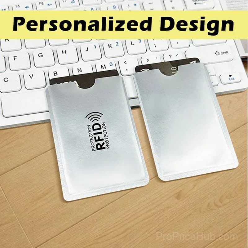 RFID Blocking Sleeves for Credit Cards (8-Pack) - View 5