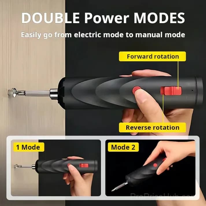 Cordless Electric Screwdriver Hand Tool, 1-Pack - View 3