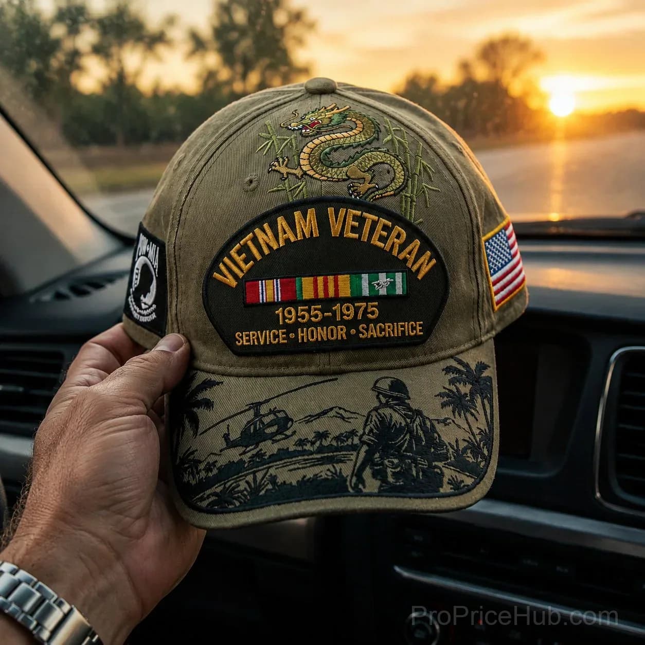 Vietnam Veteran Tribute Cap - View 5