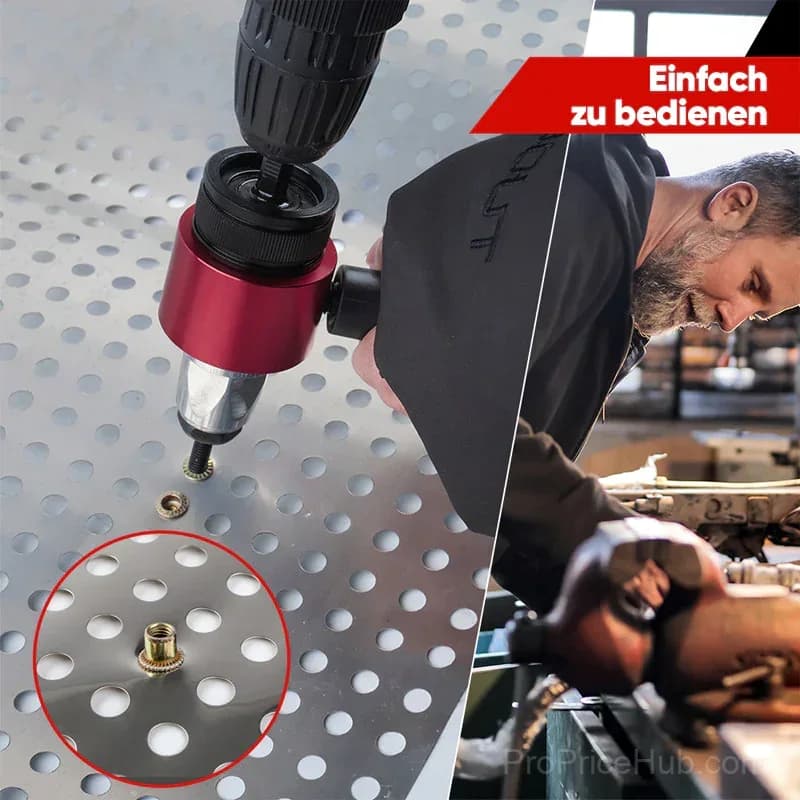 M3-M8 Electric Rivet Gun Adapter Set - View 8