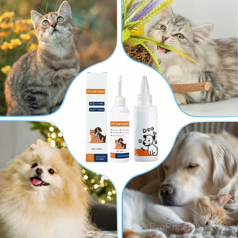 Pet Ear Cleaner with Aloe for Dogs & Cats, 120ml - View 8