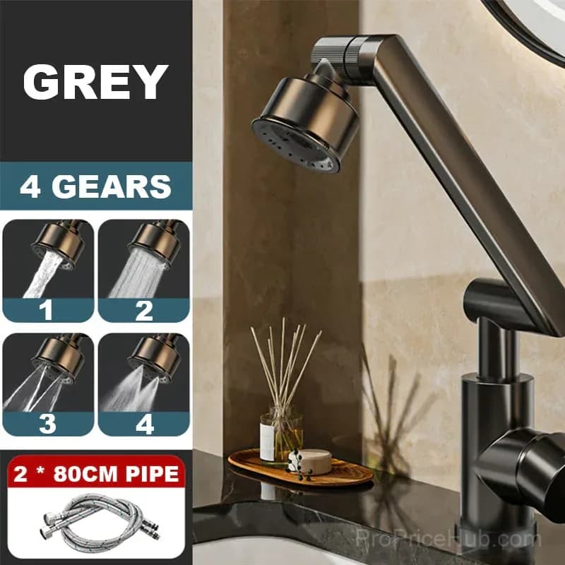 Grey 2-Mode Universal Hot and Cold Faucet Attachment - View 21