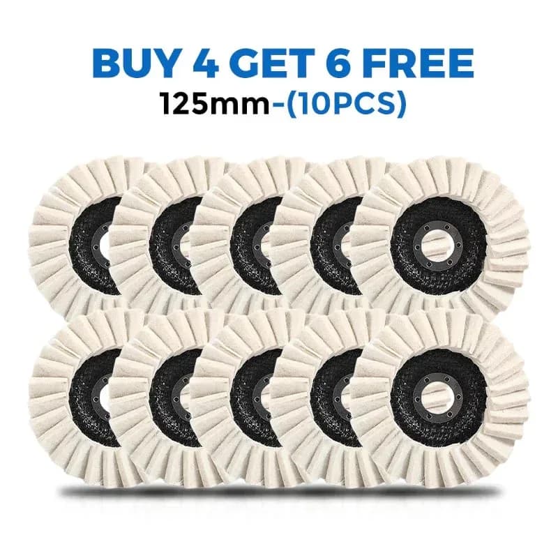 Wool Felt Flap Polishing Disc - 5-Pack (Buy 2 Get 3 Free) - View 15
