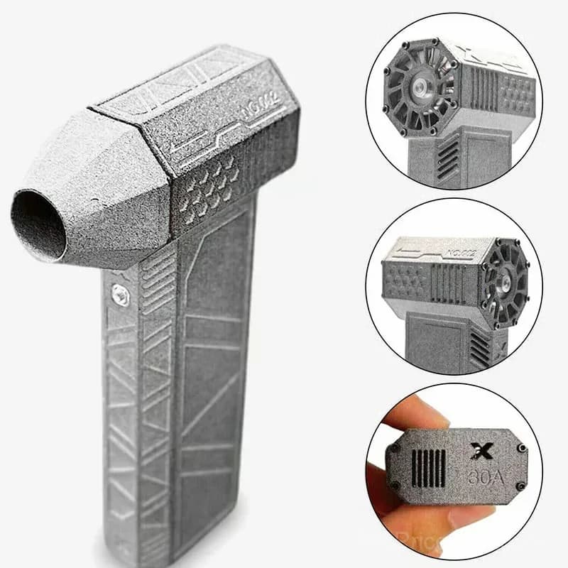 White High-Speed Duct Fan Blower for Ventilation - View 6
