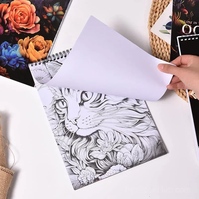 Adult Coloring Stress Relief Books (Hardcover) - View 23