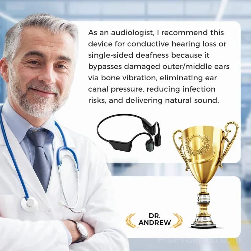 Smart Bone Conduction Hearing Earphones - View 5