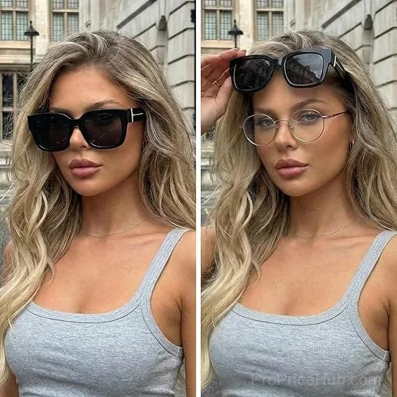Polarized Fit Over Sunglasses for Women – UV400 Floral Frame - View 20