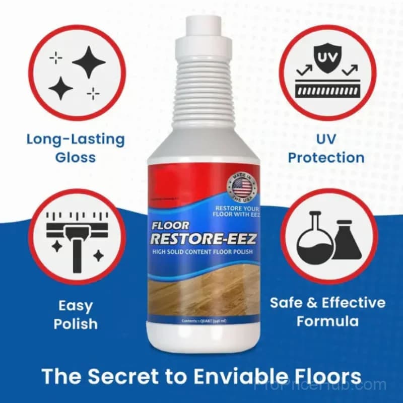 Instant Floor Renew High-Gloss Floor Polish Set with Nano Sponge - View 13