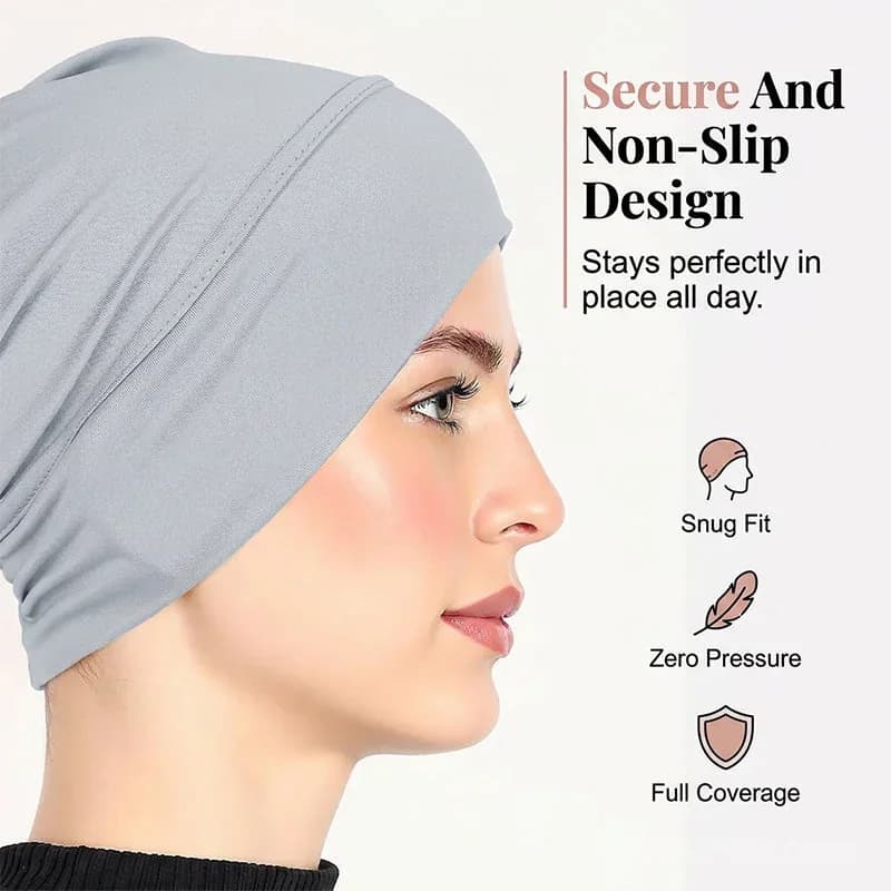 Soft Stretch Turban Cap for Women - View 4