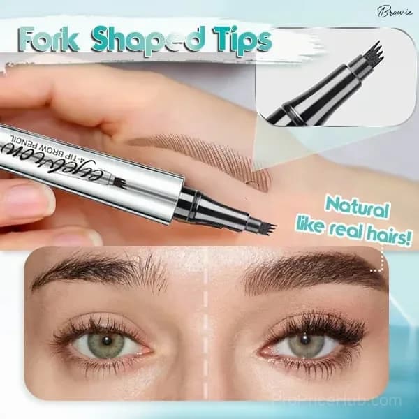 3D Waterproof Eyebrow Pencil, Light Brown, 2-Pack - View 4