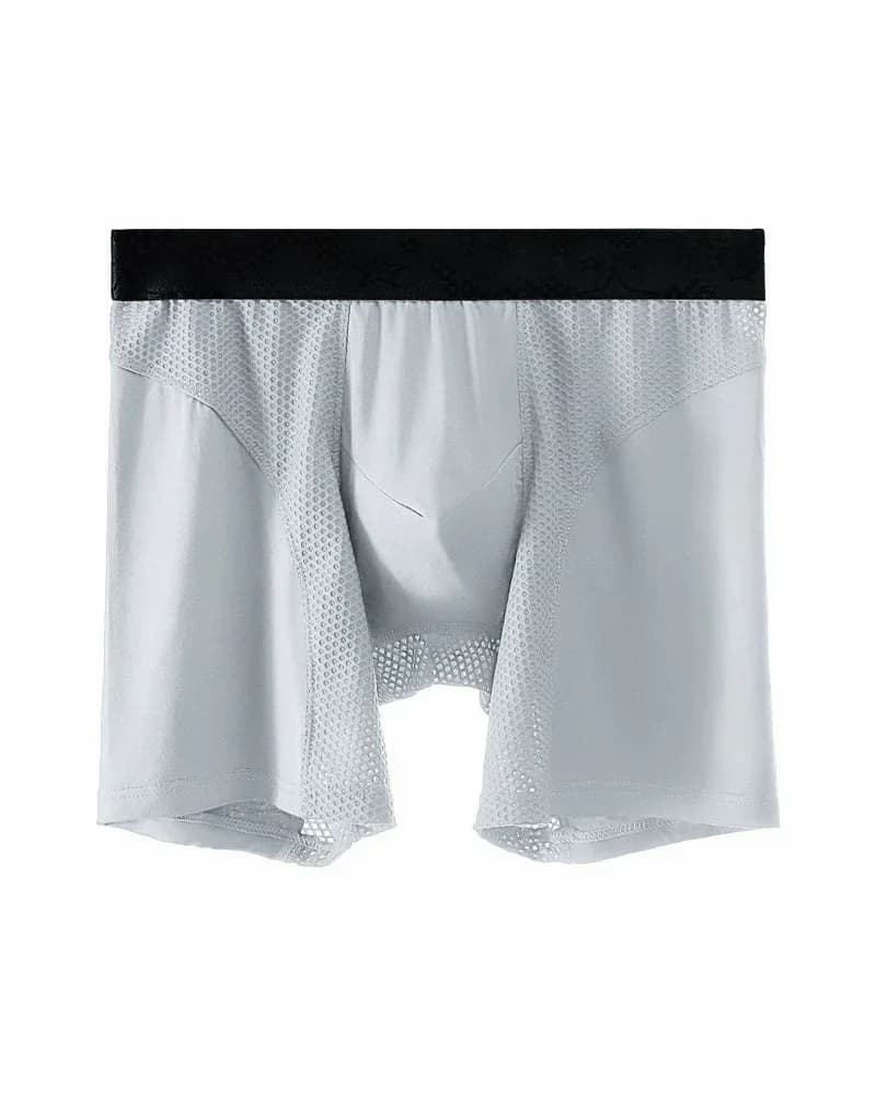 Men's Big & Tall Anti-Wear Long Leg Boxer Briefs (L-6XL) - View 16