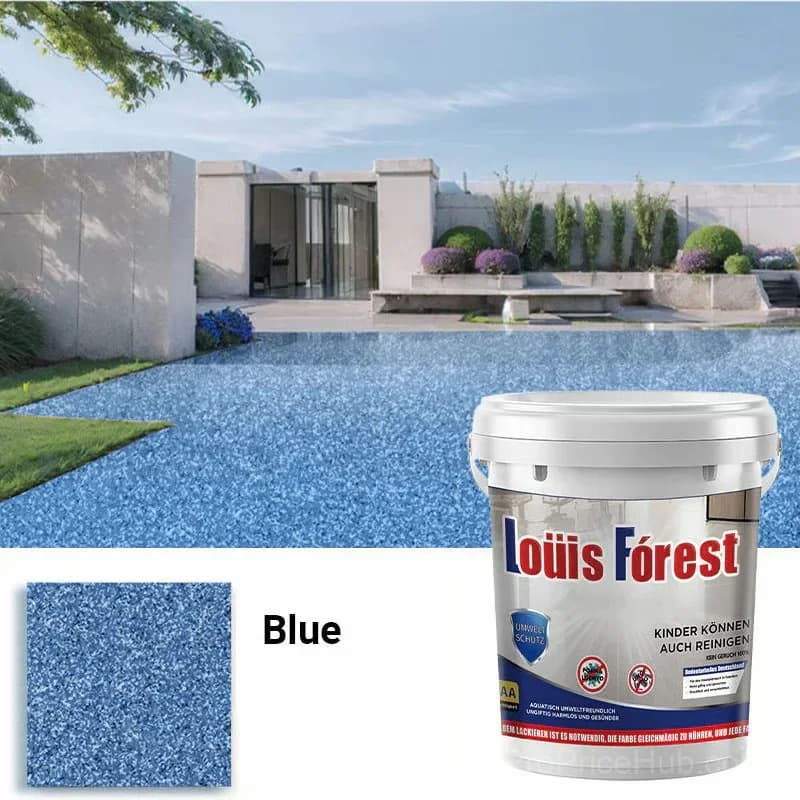 High-Gloss Marble Effect Epoxy Floor Coating, Light Gray, 500g - View 11