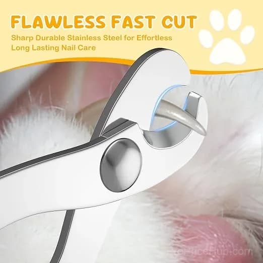 Cat nail clippers, made of stainless steel, suitable for small pets such as cats, rabbits, and dogs. - View 3