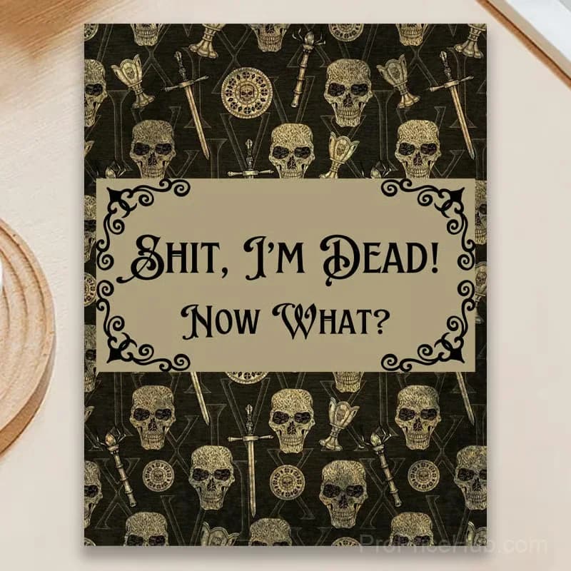 Sh*t...I'm Dead! End of Life Planner, Single Copy - View 4