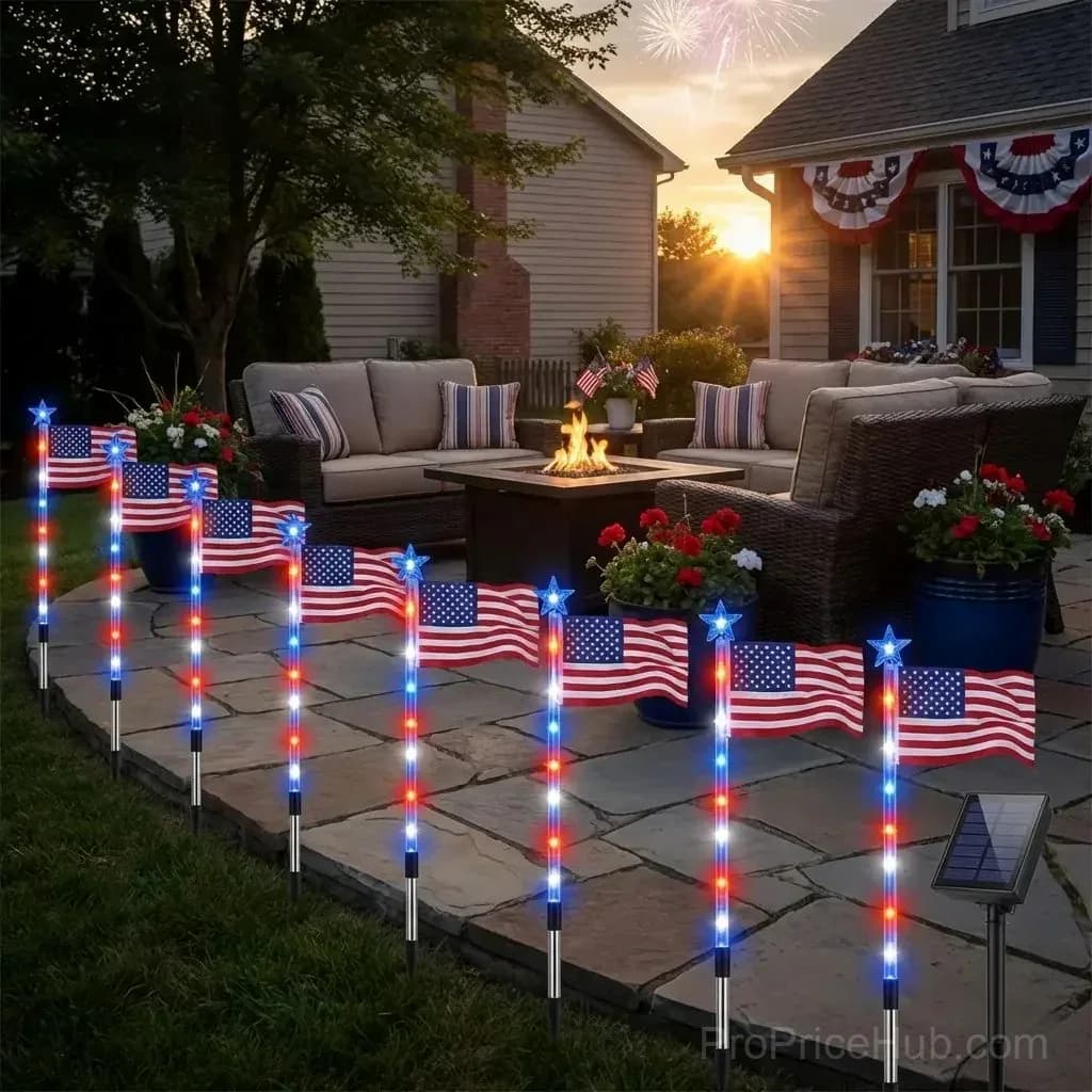 3 x 6 Ft LED Patriotic Bunting Banner for America’s 250th - View 18