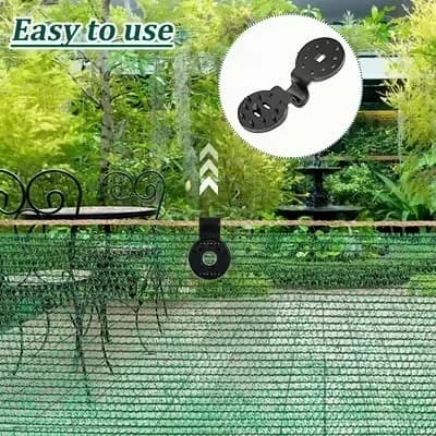 Heavy Duty Shade Cloth Lock Grip Clips, 20-Pack - View 5