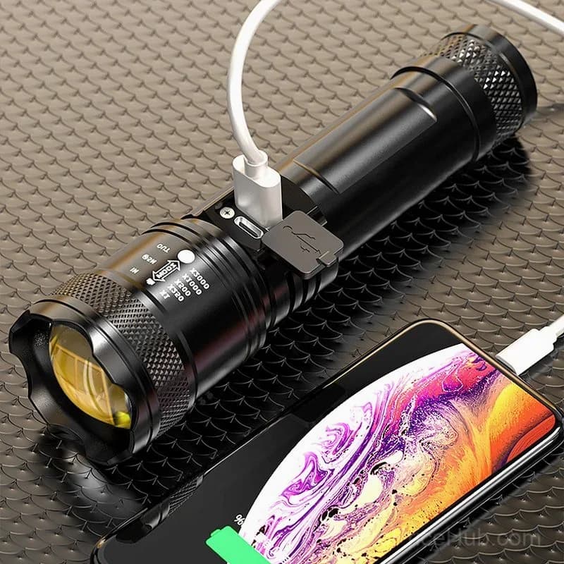 Super Strong Light Zoomable Flashlight - View 4