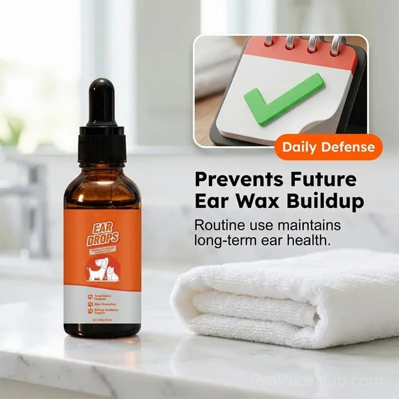 Natural Dog & Cat Ear Drops for Itching & Wax Build-Up - View 5
