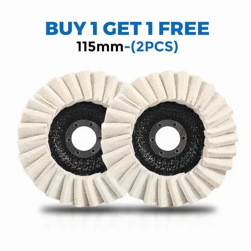 Wool Felt Flap Polishing Disc - 5-Pack (Buy 2 Get 3 Free) - View 9