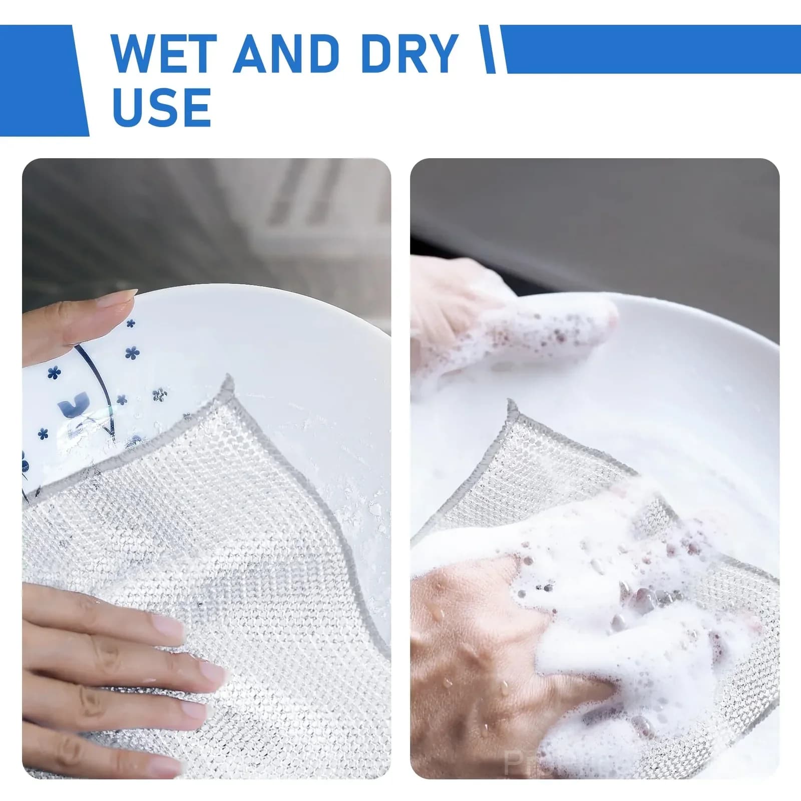 20-Piece Non-Scratch Microfiber Kitchen Scrub Cloths - View 5