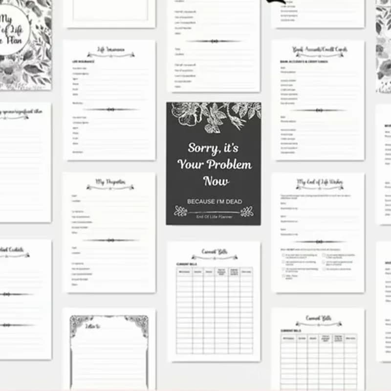 Sh*t...I'm Dead! End of Life Planner, Single Copy - View 16