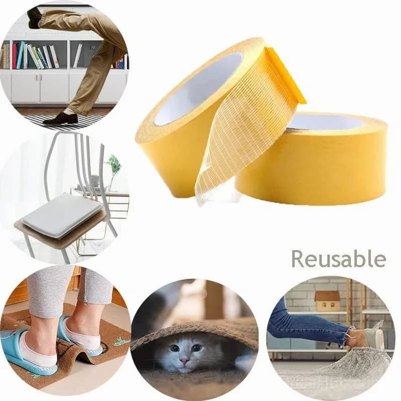 Strong Adhesive Double-Sided Mesh Tape, 5-Pack - View 3