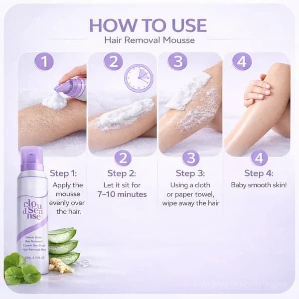 Tkhotpick Body Hair Removal Mousse - View 3