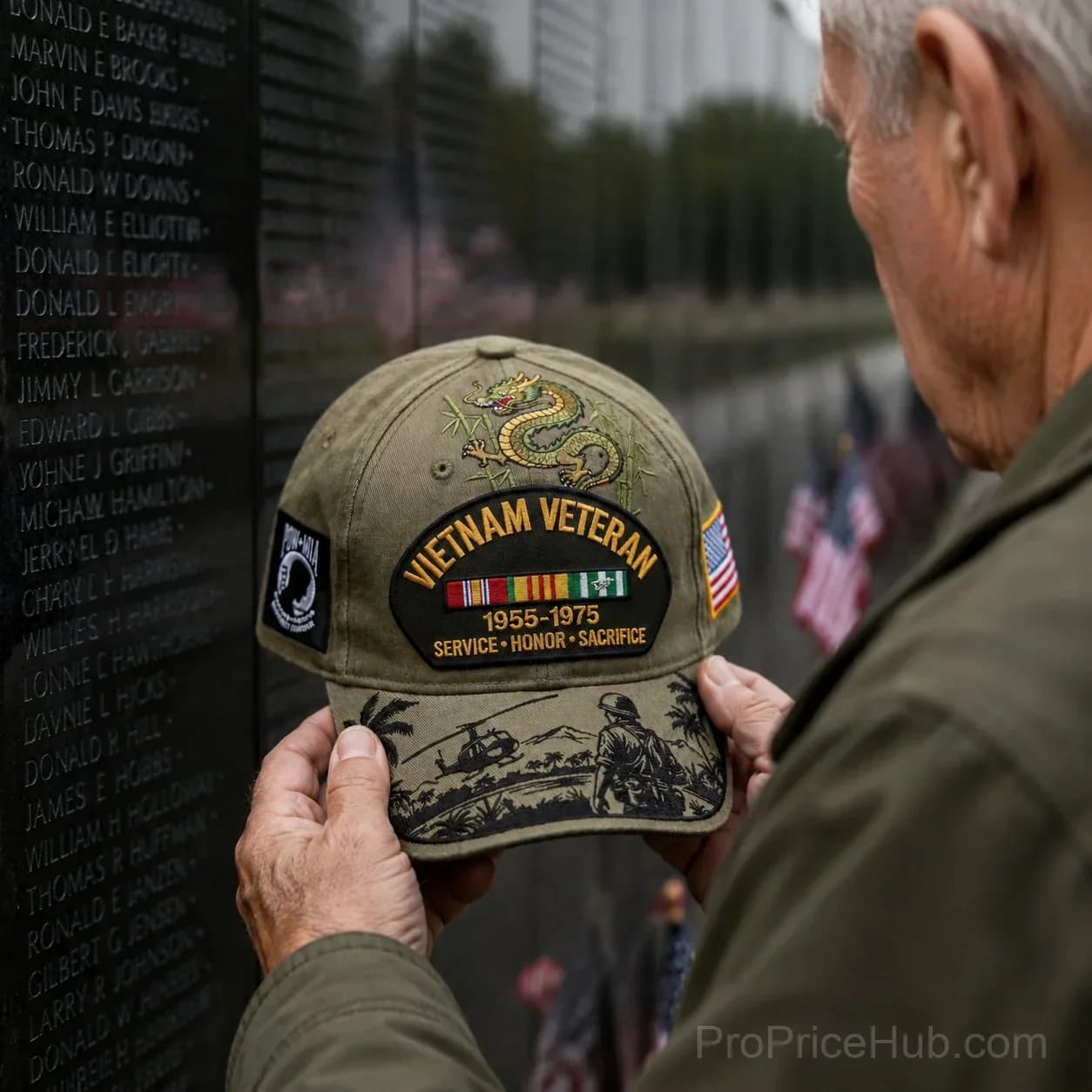 Vietnam Veteran Tribute Cap - View 6