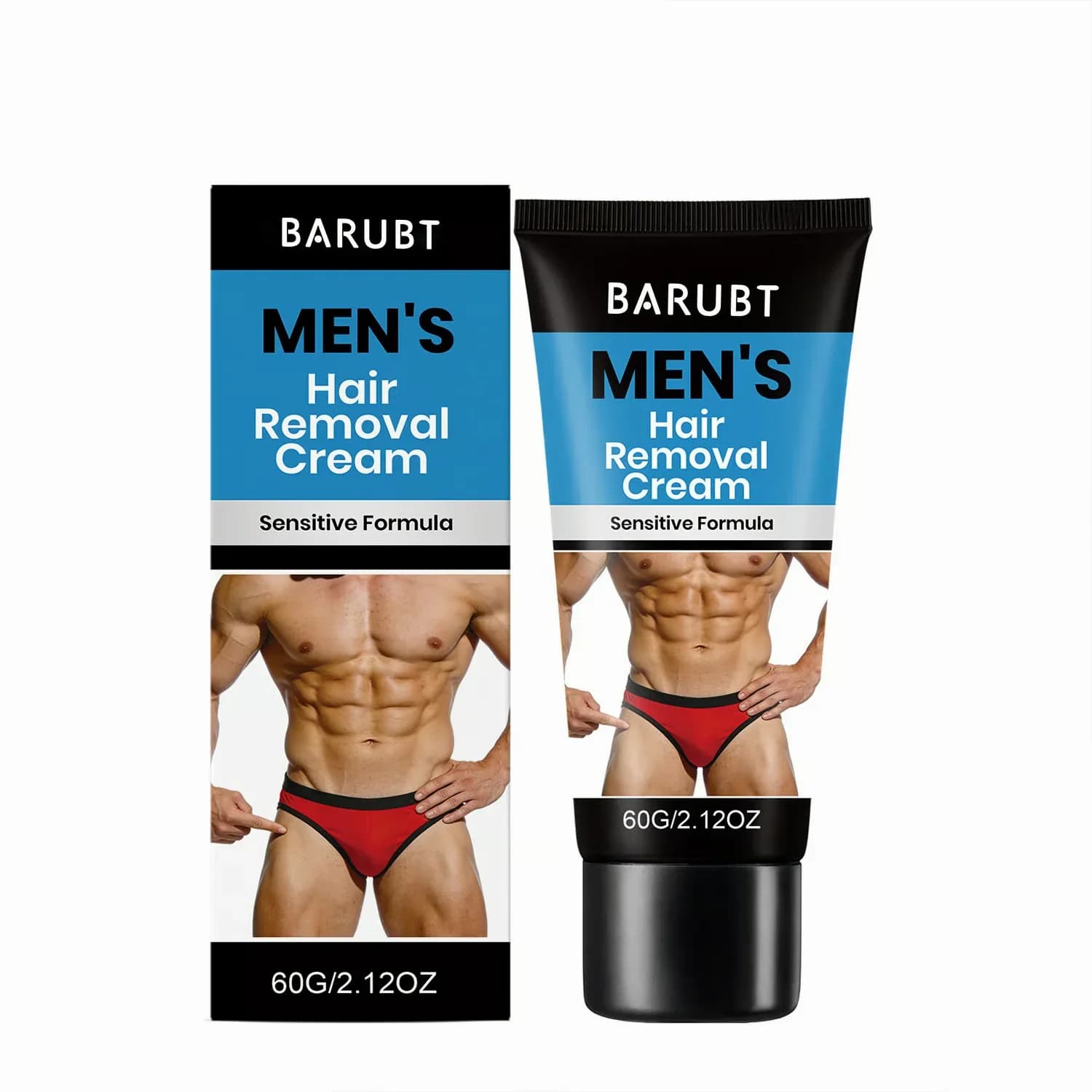Men's Hair Removal Cream, 1 Count - View 4