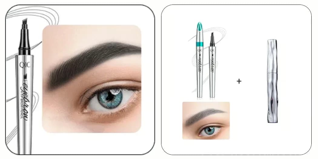 3D Waterproof Eyebrow Pencil, Light Brown, 2-Pack - View 52