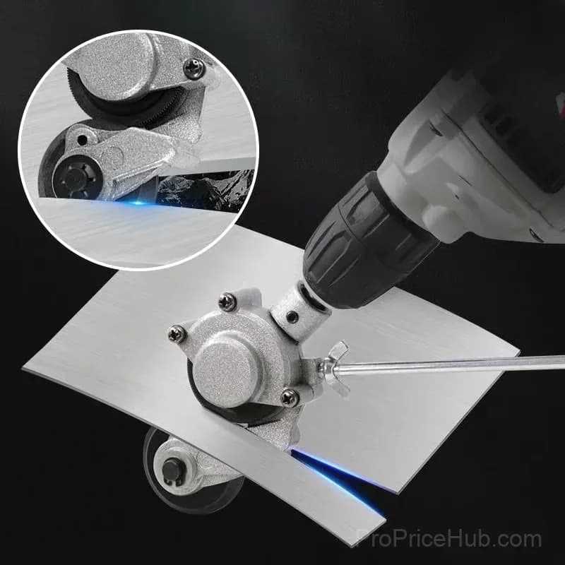 3-in-1 Electric Drill Sheet Metal Cutter for Steel, Aluminum & Copper - View 2