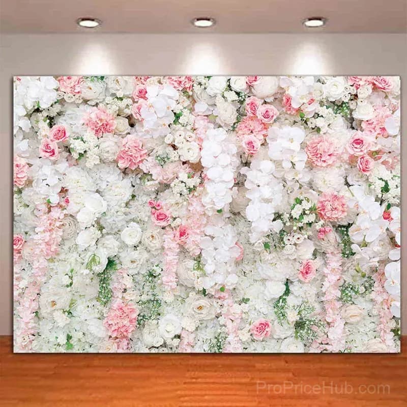 Forest Floral & Butterfly Backdrop Banner for Outdoor Birthday Party - View 7