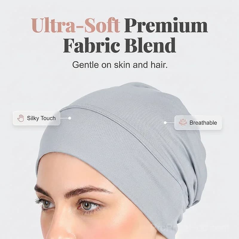 Soft Stretch Turban Cap for Women - View 5