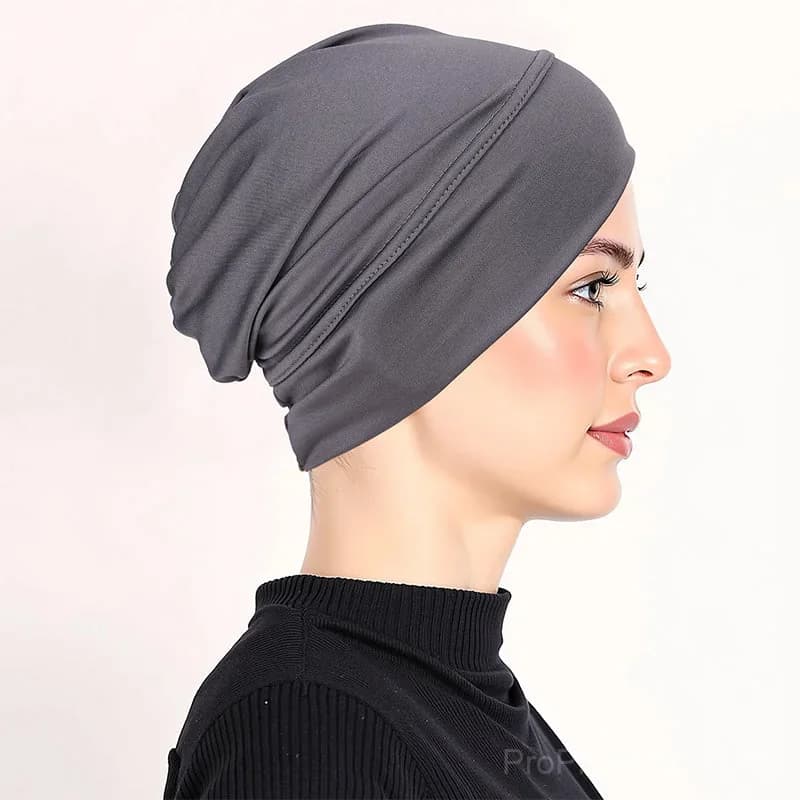 Soft Stretch Turban Cap for Women - View 18