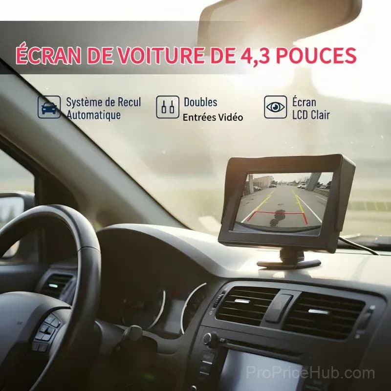 4.3-Inch HD Car Entertainment Display Monitor - View 2