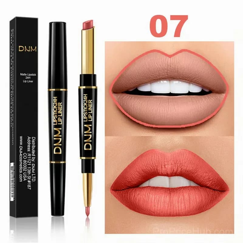 2-in-1 Waterproof Lipstick Lip Liner - #01 Sexy Red - View 13